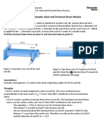 Module 15 Solution Axial and Torsional Stress Review