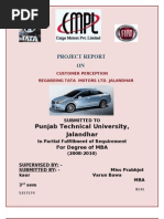 Download Customer Perception Regarding Tata Motors By Varun Bawa by varun_bawa251915 SN35234506 doc pdf