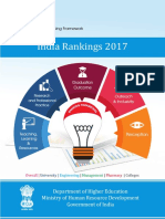 India Rankings 2017: Department of Higher Education Ministry of Human Resource Development Government of India