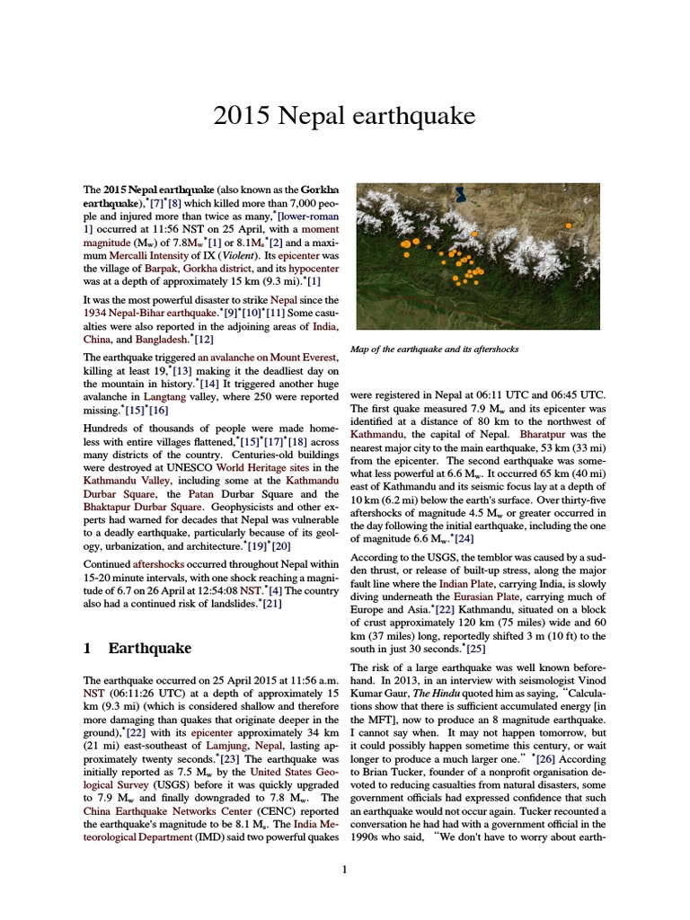 Nepal earthquake 2015 case study pdf picture