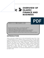 Overview of Islamic Finance and Business