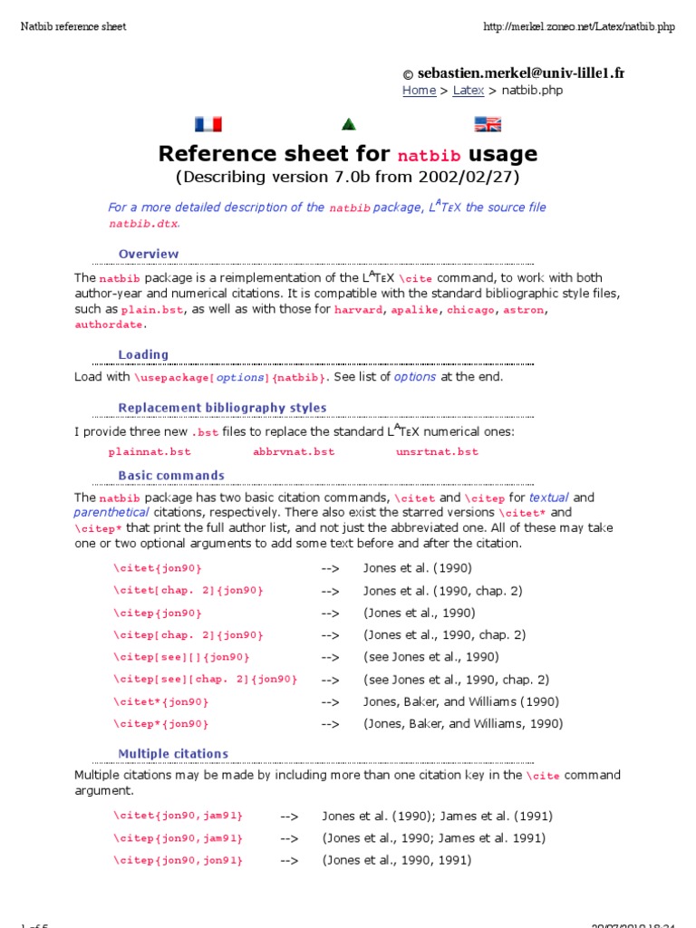 Latex Natbib Reference PDF Citation Bracket
