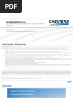 Cheniere Energy, Inc.: Anatol Feygin Executive Vice President and Chief Commercial Officer