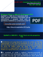 AL 116 Procedura Constituire Grup Fiscal Unic