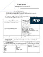 Lesson Plan Outline 2 Grade 2