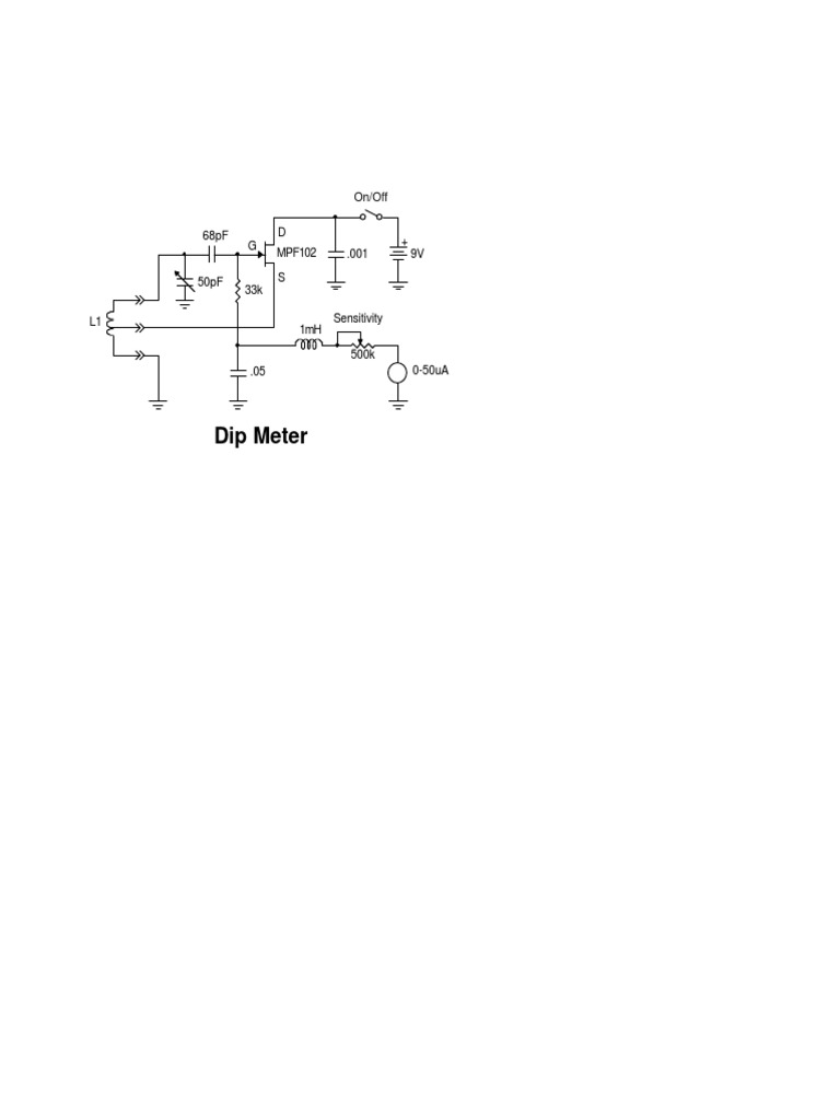 Grid Dip Meter Schematic PDF