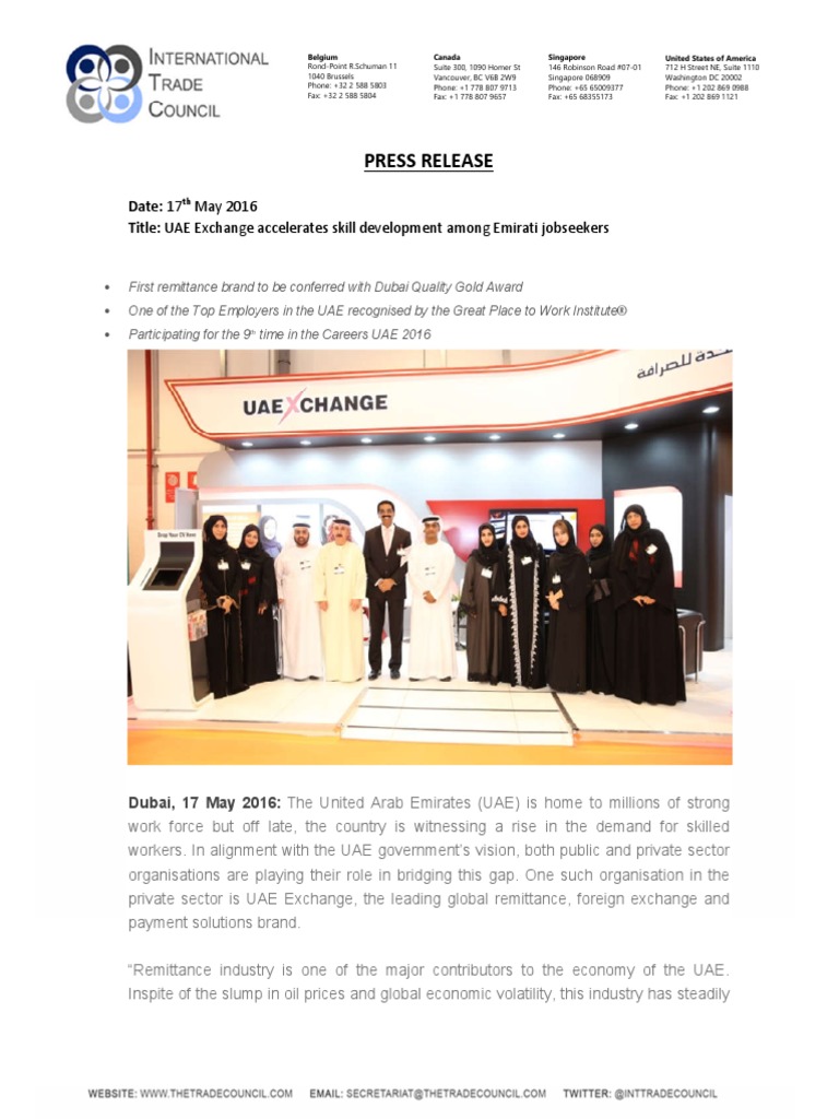 UAE Exchange Accelerates Skill Development Among Emirati Jobseekers ...