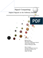 Signal Computing: Digital Signals in The Software Domain - Eric C. Larson