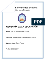 Propuesta Educativa