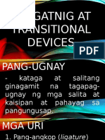 Pangatnig at Transitional Devices