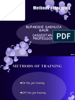 Methods of Training.
