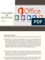 Features of MS Office by Rawal Kishore