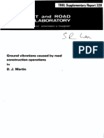 Ground Vibrations Caused by Road Construction Operations