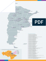 mapa de las instituciones universitarias nacionales de Argentina