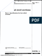 Bs4 1 Specification For Hot Rolled Sections PDF