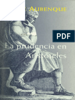 Aubenque Pierre La Prudencia en Aristoteles PDF