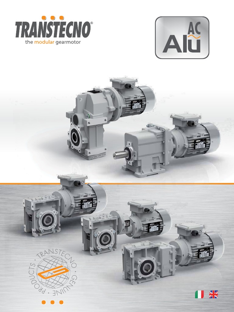 Transtecno Gearbox Catalogue Overview | PDF | Transmission (Mechanics ...