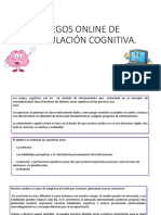 Juegos Online de Estimulación Cognitiva