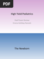 UTSA Emma Holliday - Peds Review