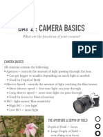 Summer Institute 2017 Day 2: Camera Basics