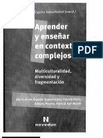 SAGASTIZABAL, M. (Coord.) (2009) - Aprender y Enseñar en Contextos Complejos.
