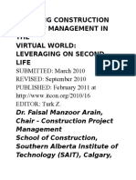 Learning Construction Project Management in The