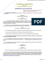 Lei Complementar #97, de 9 de Junho de 1999