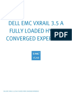 Dell Emc Vxrail 3.5 A Fully Loaded Hyper-Converged Experience