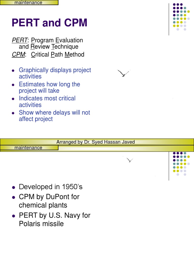Pert and Cpm2 Download Free PDF Mathematical And Quantitative
