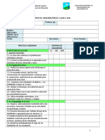 Pauta de Observacion de Clases 2016