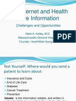 The Internet and Health Care Information