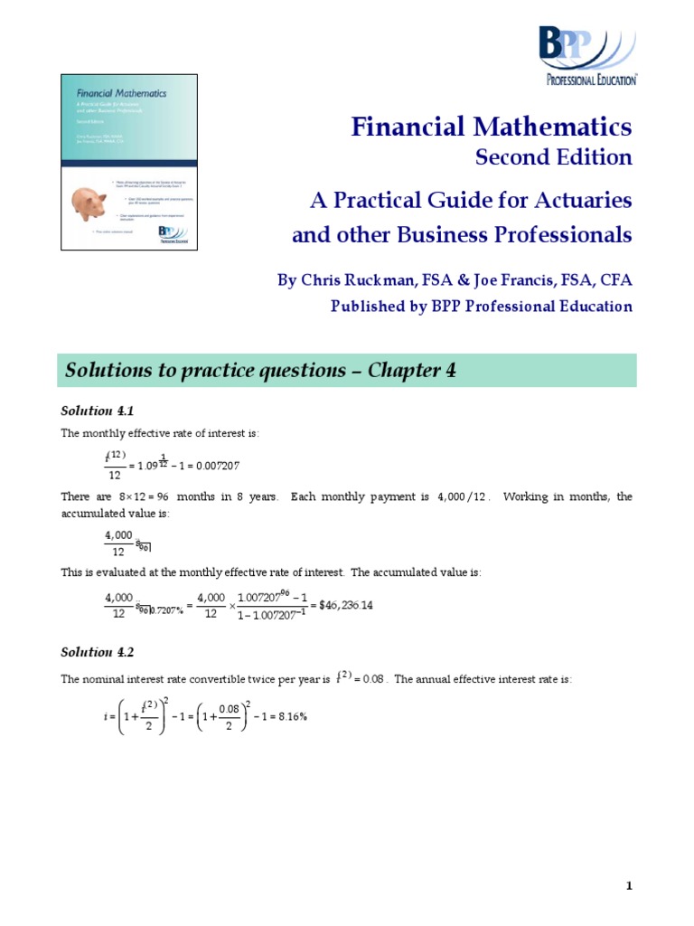 FM Textbook Solutions Chapter 4 Second Edition | PDF | Compound ...