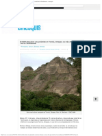El INAH Descubre Una Pirámide en Toniná, Chiapas; Es Más Alta Que La Del Sol en
