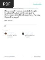 Semana 3... Mecanismos Neurocognitivos de La Terapia Mindfulness