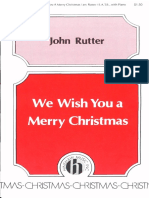 We Wish You A Merry Chrismas John Rutter SATB 8L P Piano PDF