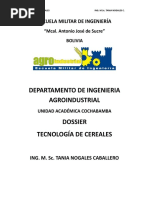 Dossier Tecnología de Cereales