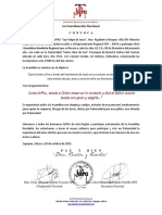 Convocatoria I Asamblea Navideña San Felipe de Jesus