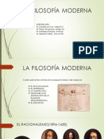 La filosofía moderna según Descartes