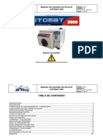 M-21 Manual de Usuario Autoclave Automat 3000 PDF