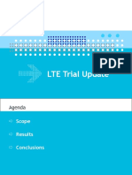 LTE Trial Status