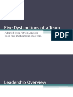 Five Dysfunctions of A Team