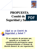 PROPUESTA COMITE DE SEGURIDAD Y SALUD EN EL TRABAJO - ABRIL 2009.ppt