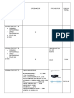 Tabla Proyecto