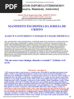 37 FATOS IMPORTANTÍSSIMOS [Maçonaria, Iluminati, Anticristo]