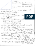 Stochastic Calculus for Finance (Exam 9)