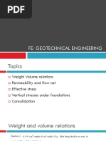 Fe: Geotechnical Engineering