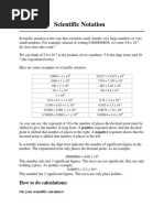 Scientific Notation Notes