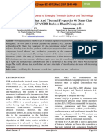 Study On Mechanical and Thermal Properties of Nano Clay Reinforced EVA/SBR Rubber Blend Composites