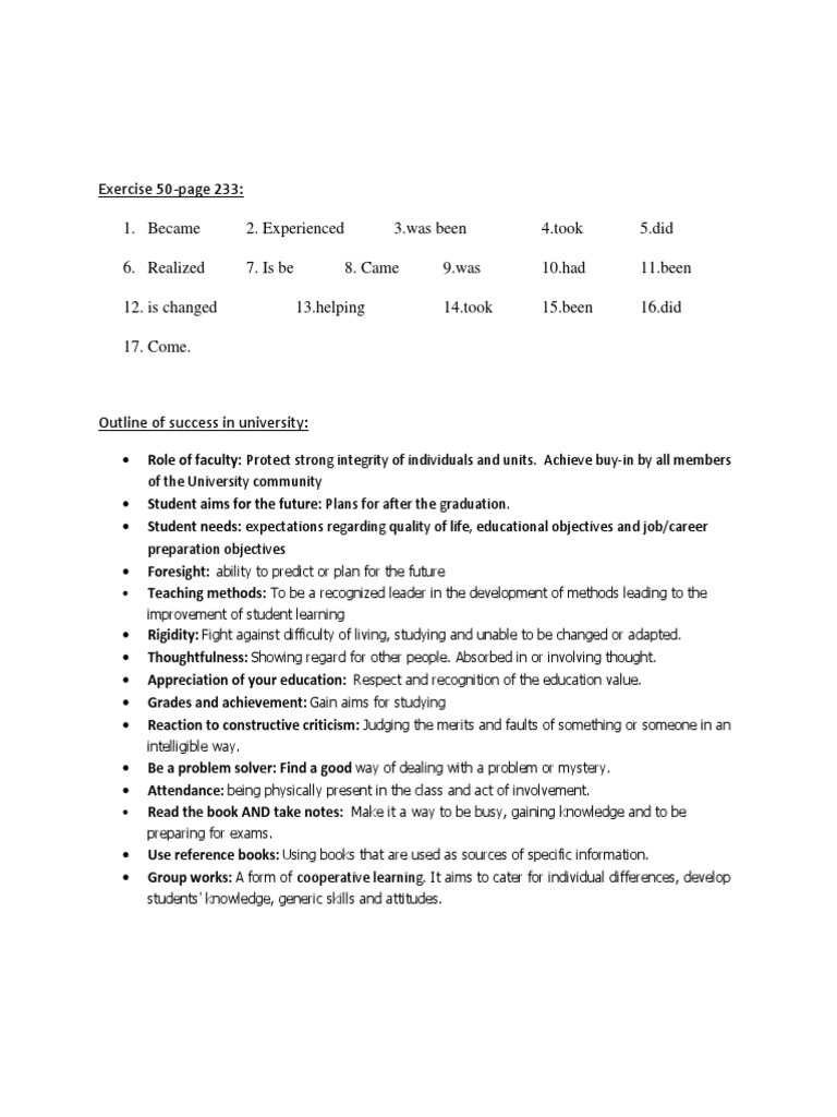 University Success Strategies | PDF