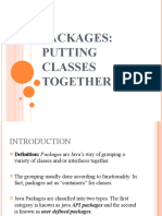 Packages: Putting Classes Together